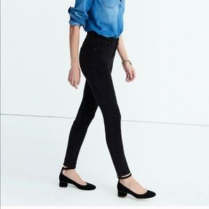9" high-rise skinny jeans in velvet